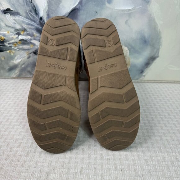 Cat & Jack Brown Suede Winter Boots womens Size 5 - Picture 8 of 9